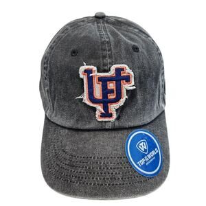 University of Florida Gators Strapback Hat Cap Gray Blue UF NCAA Distressed